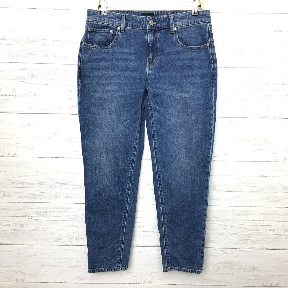 Talbots Everyday Relaxed Jeans Straight Leg Stretch size 6 length 28"